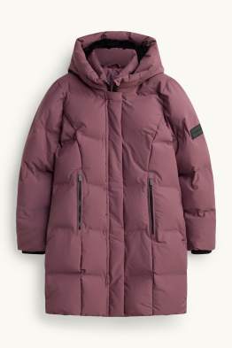 Funktions-Steppjacke mit Kapuze - gefüttert