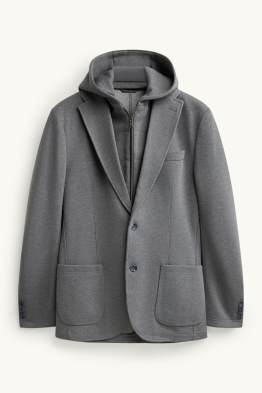 Americana combinable amb caputxa - regular fit - estil 2 en 1
