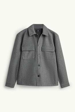 Shirt jacket - relaxed fit - kent collar