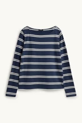Langarmshirt - Regular Fit - gestreift