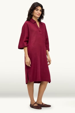 Leinenkleid - Straight Fit