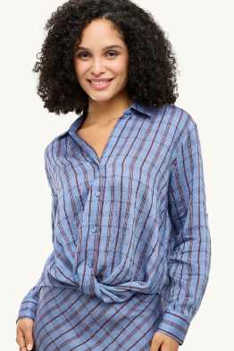 Blusa con nodo - fantasia