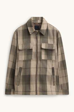 Veste-chemise - relaxed fit - à carreaux