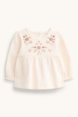 Blümchen - Baby-Bluse
