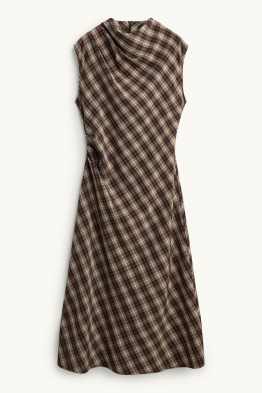 A-Linien Kleid - kariert