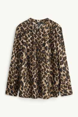 Blusa - stampa leopardata