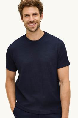 T-Shirt - Regular Fit - strukturiert