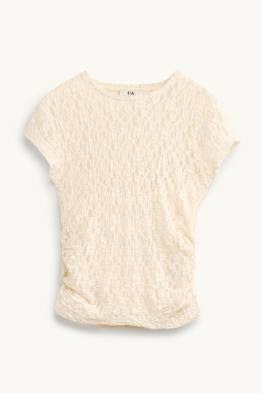 T-shirt - slim fit - maille-filet