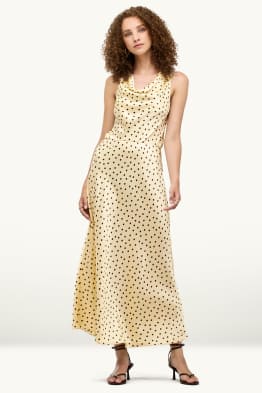 Fit & Flare Kleid - gepunktet