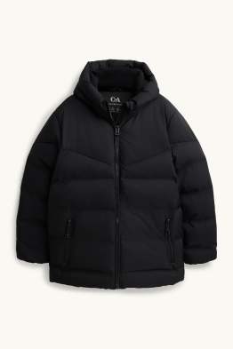 Funktions-Steppjacke mit Kapuze - gefüttert