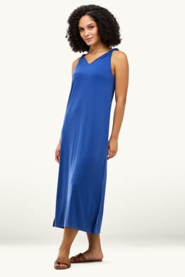 Kleid mit V-Ausschnitt - Straight Fit