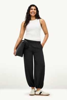 Pantalon harem - mid waist - balloon fit