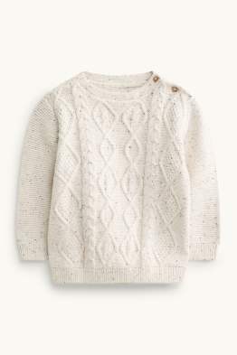 Baby-Pullover - Zopfmuster