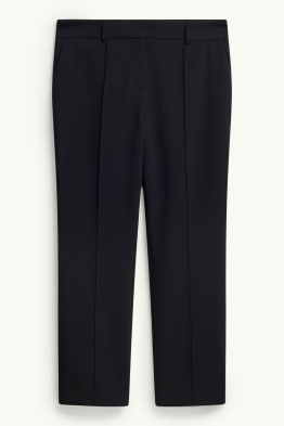 Plátěné kalhoty - mid waist - flared