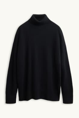 Pull à col roulé en cachemire