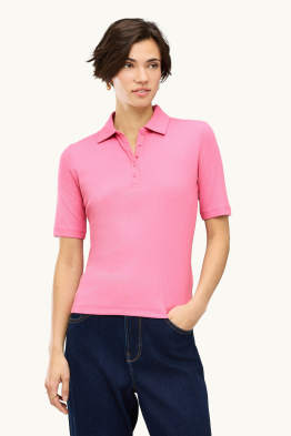 Poloshirt - Regular Fit - gerippt