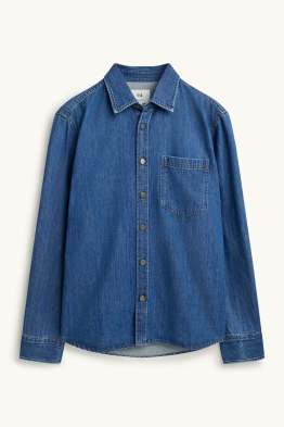 Chemise en jean - regular fit - col kent