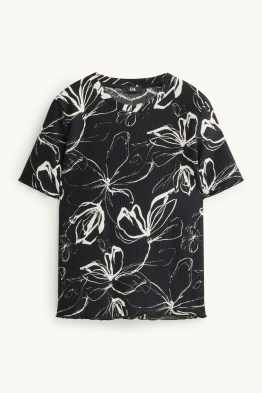 T-shirt - regular fit - gebloemd
