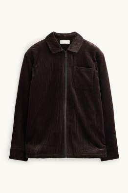 Veste-chemise en velours côtelé