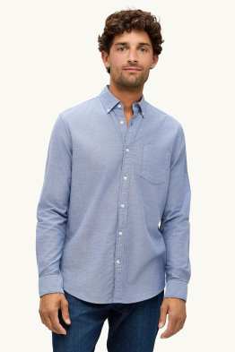 Shirt - regular fit - button-down collar