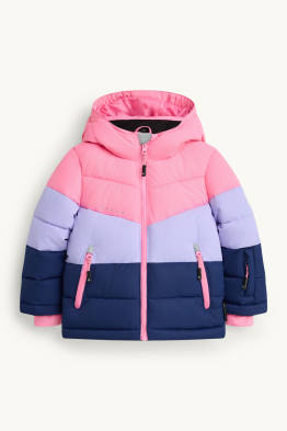 Veste de ski avec capuche - doublée - finition déperlante