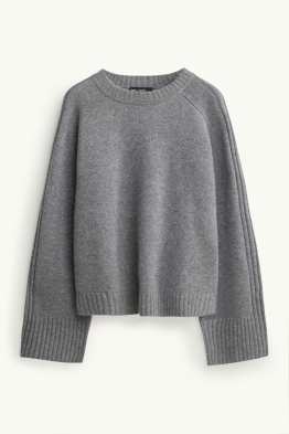 Pull avec teneur en cachemire - laine mélangée