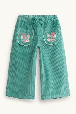 Blume - Cordhose - Thermohose