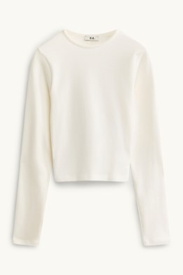 Tricou cu mânecă lungă - slim fit