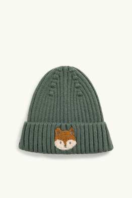 Fuchs - Baby-Mütze - gerippt