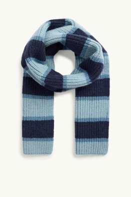 Sciarpa in maglia - a righe