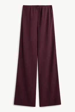 Pantalon de jogging - finition côtelée