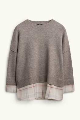 Pullover - 2-in-1-Look