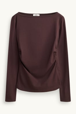 Langarmshirt - Slim Fit
