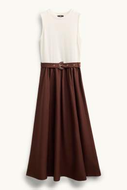 Rochie fit & flare cu curea