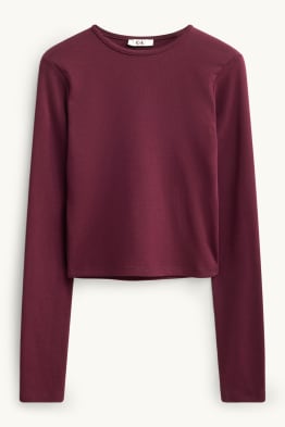Langarmshirt - Slim Fit