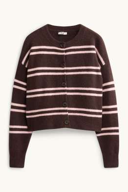 Strickjacke - gestreift