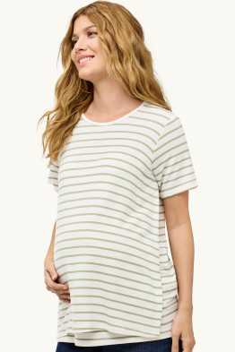 Nursing T-shirt - striped