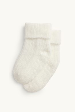 Erstlings-Socken - gerippt