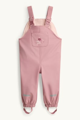 Apfel - Baby-Regenhose - gefüttert - wasserdicht