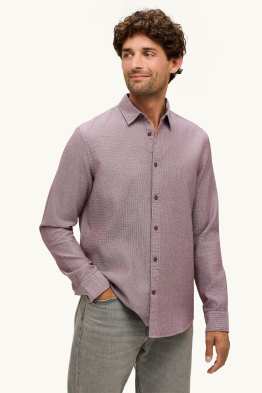 Camisa - regular fit - Kent - texturada