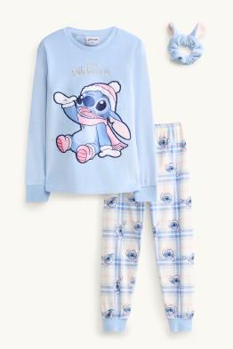 Lilo & Stitch - set - pijama și elastic de păr - 3 piese