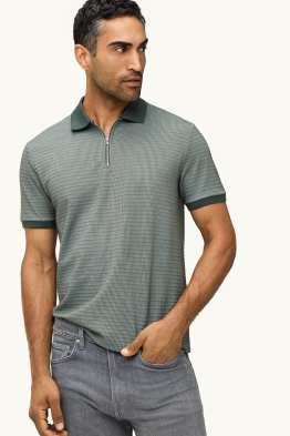 Tricou polo - regular fit - structurat