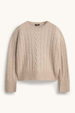 Pull - motif tressé
