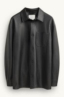 Hemdjacke - Relaxed Fit - Kent - Lederimitat