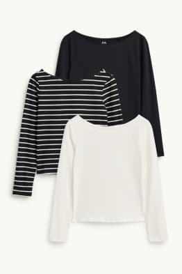 Multipack of 3 - long sleeve top