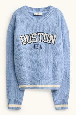 Boston - maglione - motivo a treccia