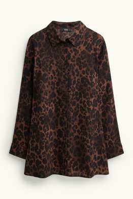 Bluse - Leo-Print