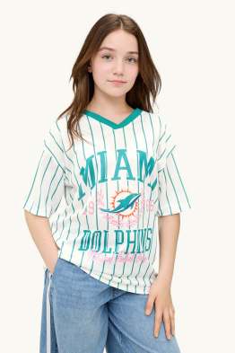 Miami Dolphins - short sleeve T-shirt - striped
