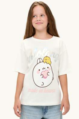 Molang - short sleeve T-shirt - shiny