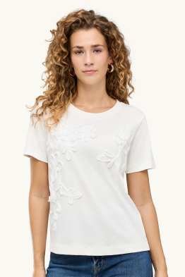 T-shirt - regular fit - à fleurs